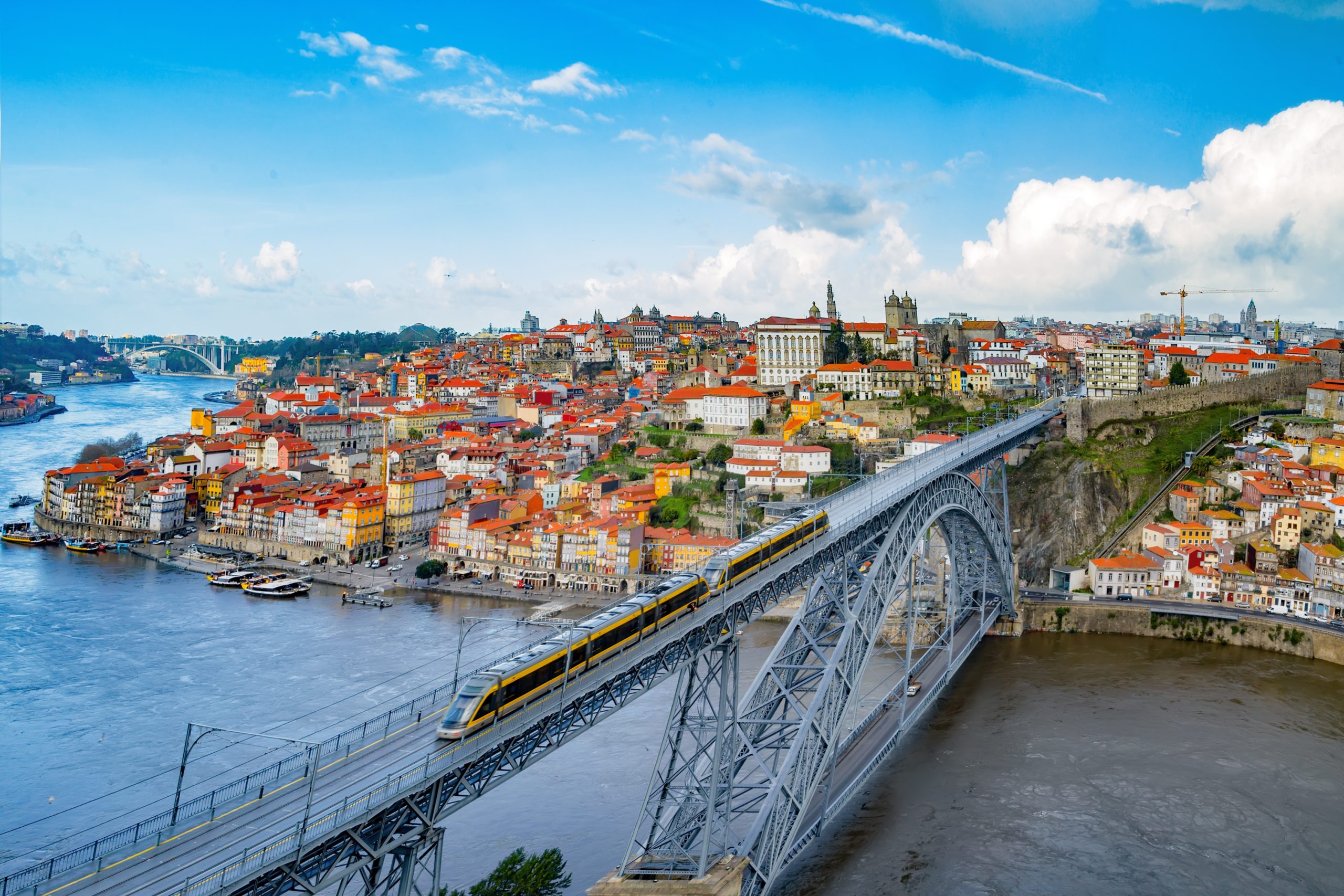 Porto,,Portugal,At,Dom,Luis,Bridge